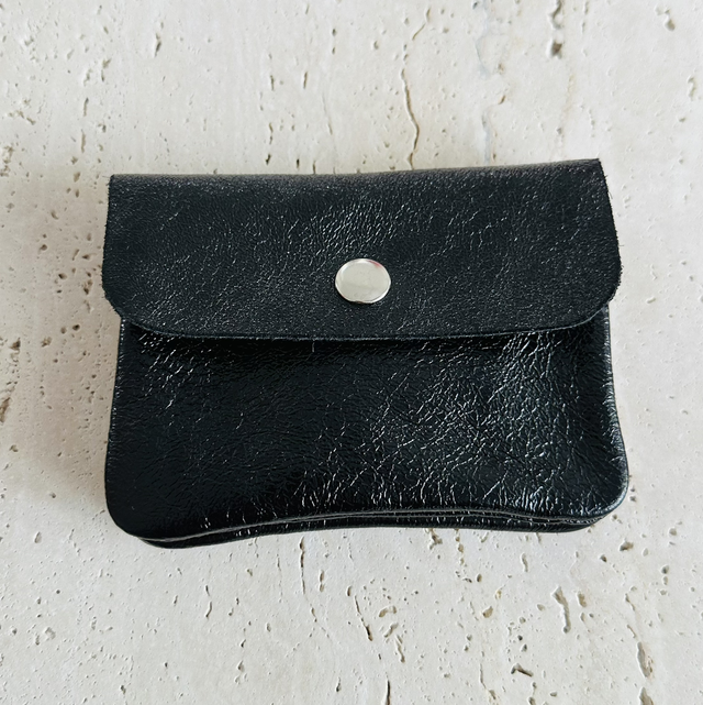 Portemonnee zwart glitter