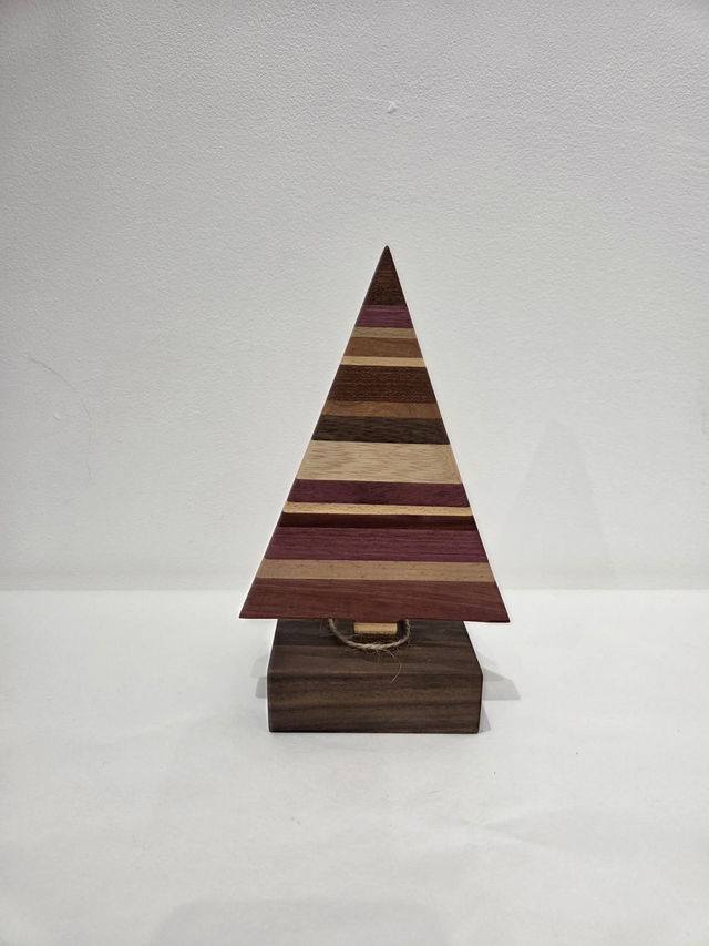 Mixed Hardwood Freestanding Wooden Christmas Tree - AH-018