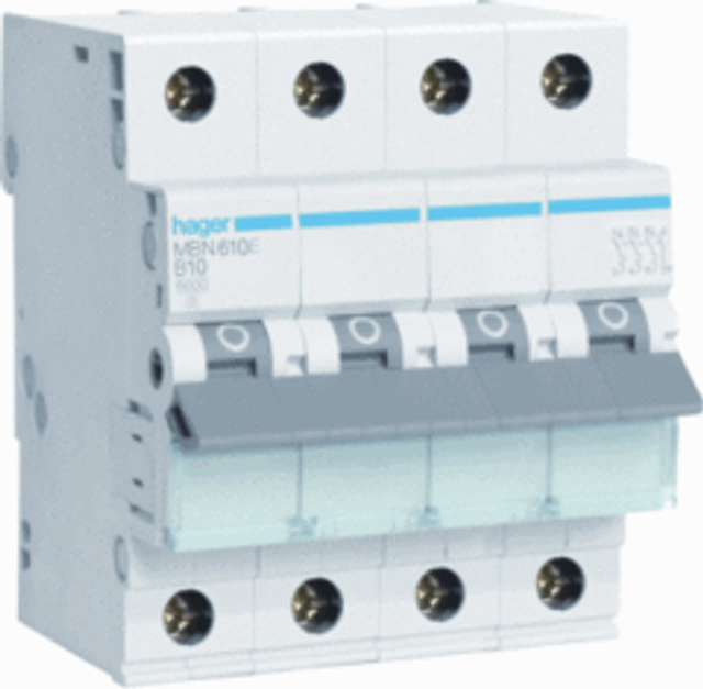 Hager hoofdschakelaar 4P 40A (SBN440)