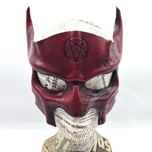 Devil mask with pentagram