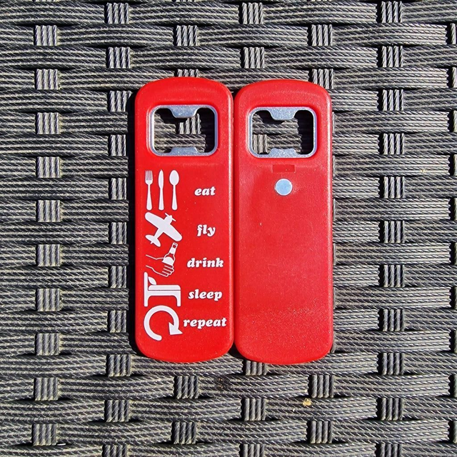 Flaschenöffner "Pilot´s day" (2 Stück) magnetisch