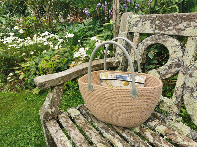 Botanical Tote Basket