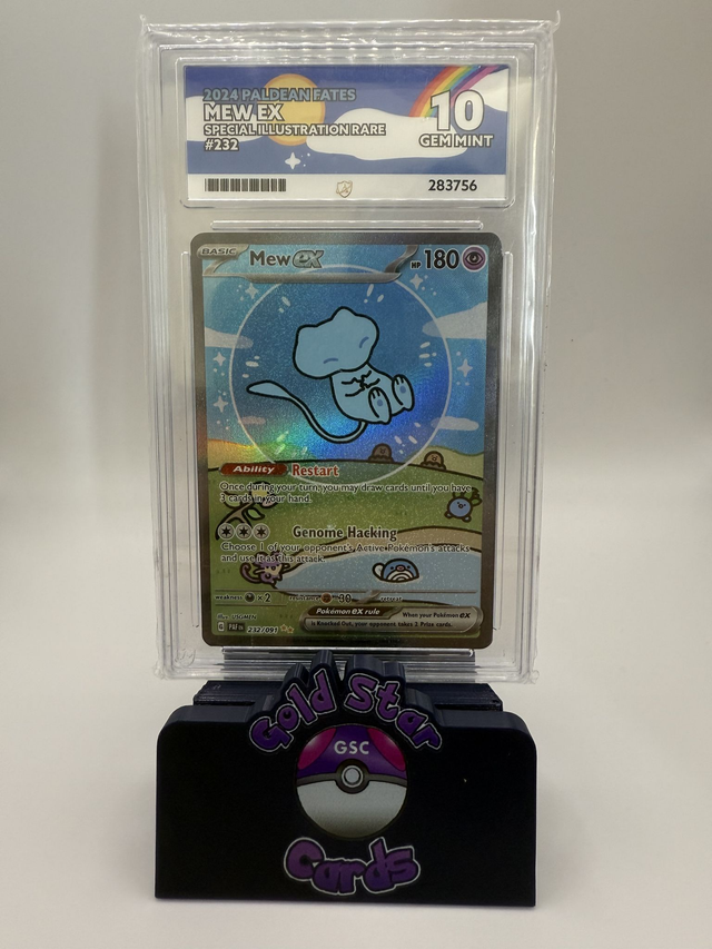 Bubble Mew Ex 232/091 Ace 10 Scarlet &amp; Violet: Paldean Fates SIR