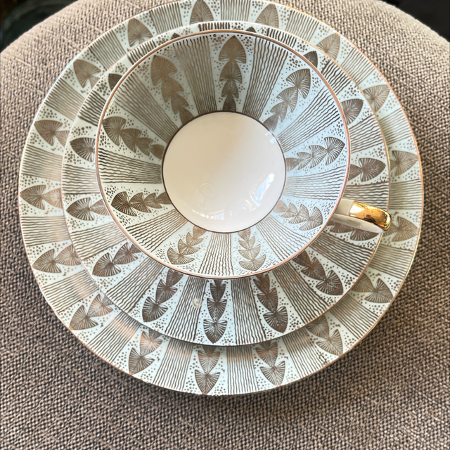 Retro Porzellan Sammelteller / Sammeltassen 