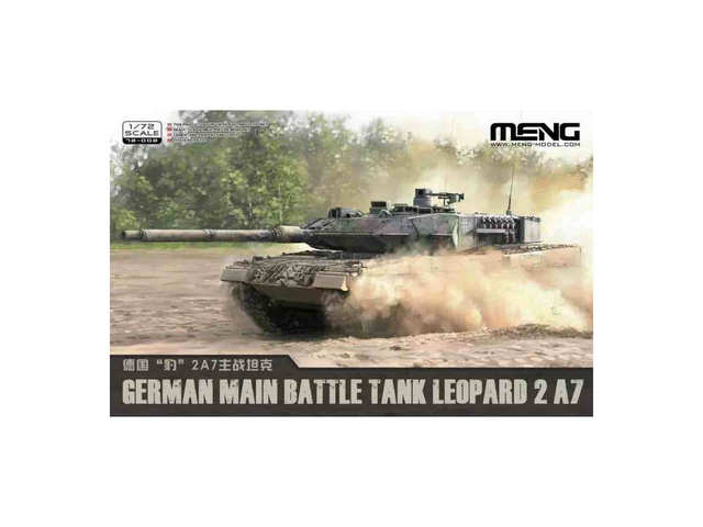 German Main Battle Tank Leopard 2 A7 Meng 72002 1/72