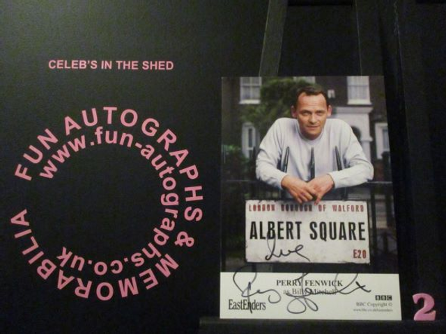 Perry Fenwick (Billy Mitchell) Authentic Autographed EastEnders 6x4 Cast Card (2)