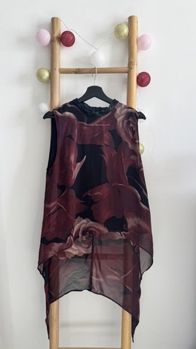 Haut asymétrique femme S