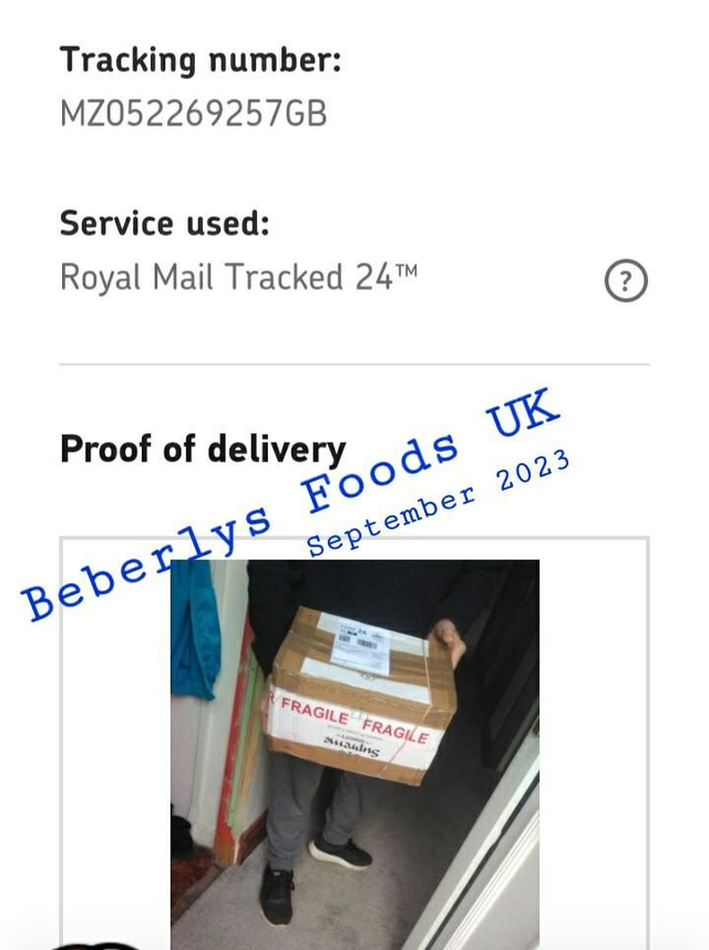 Proof Of Delivery: Mrs McCallum (Fife- September 2023)