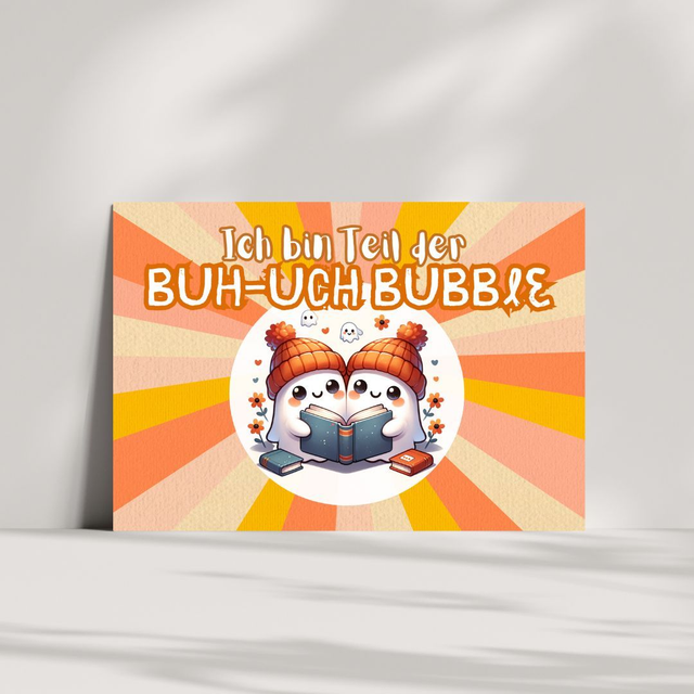 Postkarte "Buh-uch Bubble"