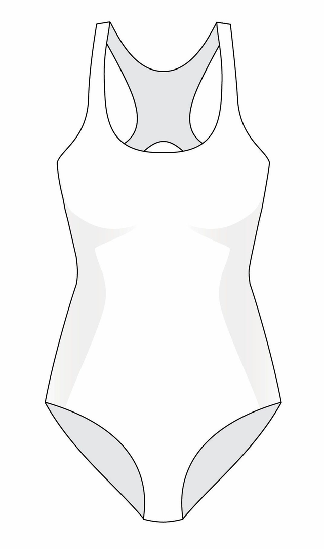 Create your own swimsuit - Sportlicher Badeanzug