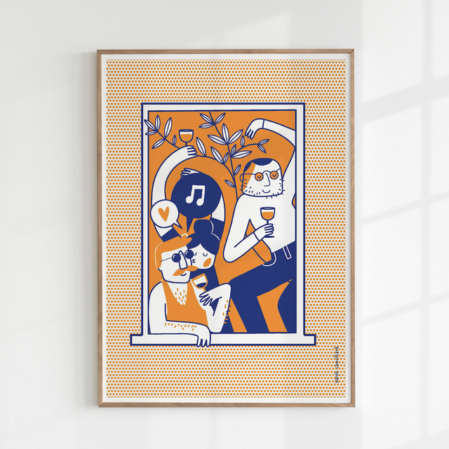 Apéro à la fenêtre - Affiche