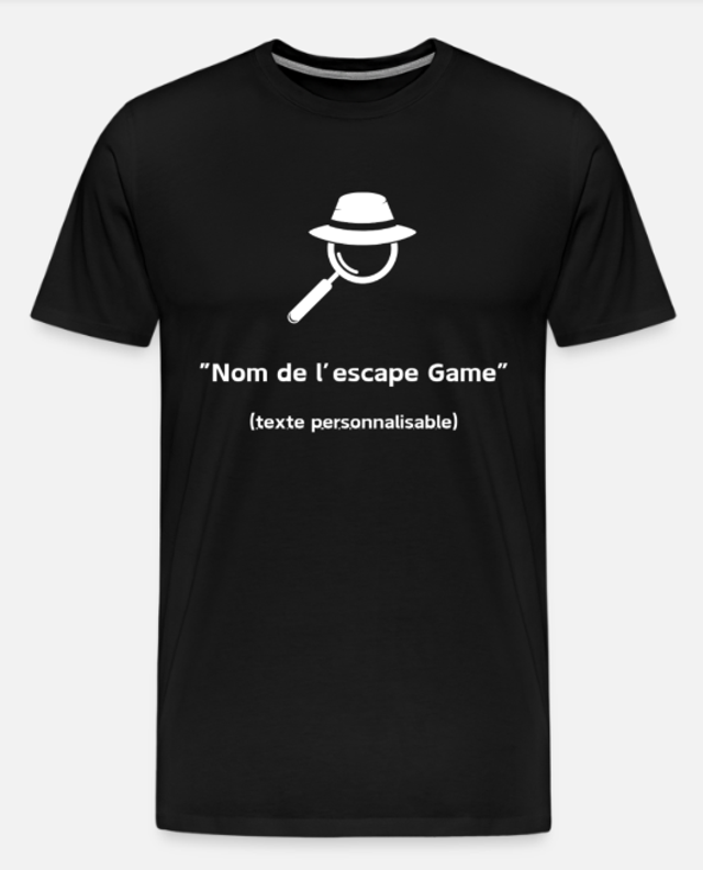 T-shirt personnalisable Escape Game