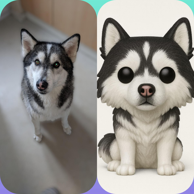 Pop-Funkie 3D Portrait – Digital Image Conversion