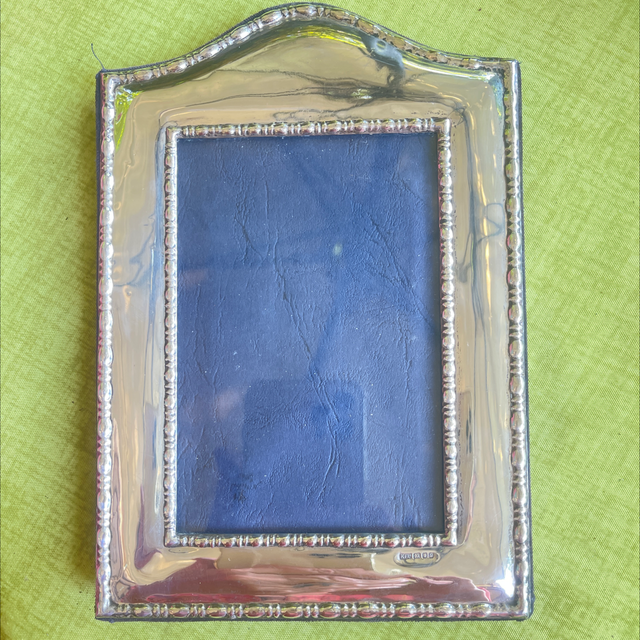 Silber Bilderrahmen gepunzt und gestempelt