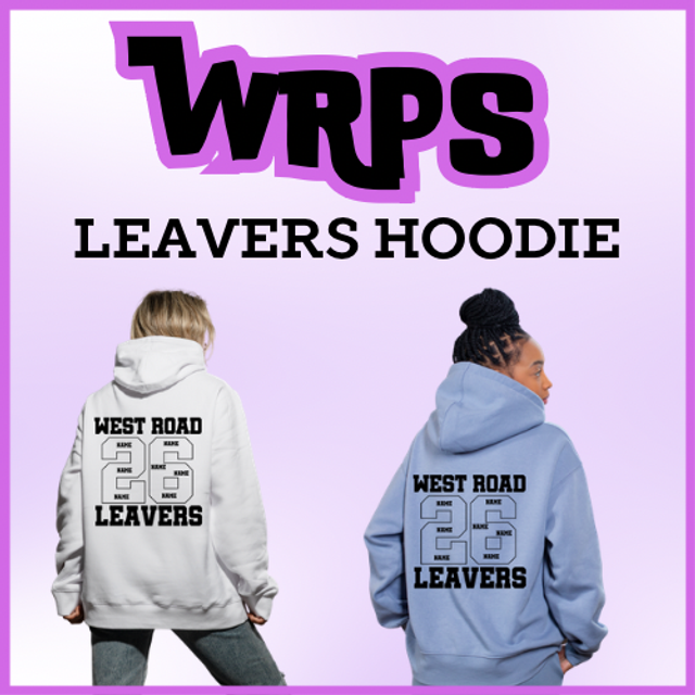 West road primary Leavers hoodie
