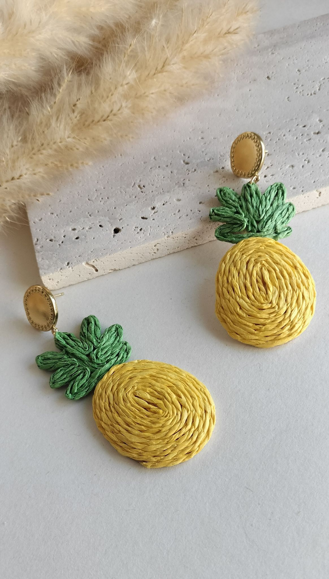 Boucles d'oreilles Ananas