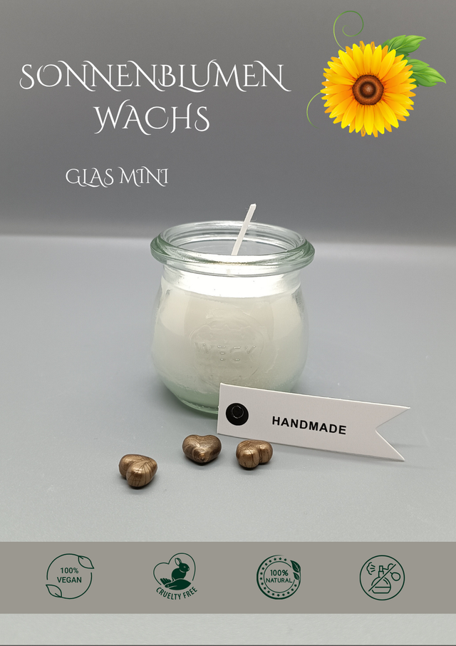 Kerze Glas Mini 75ml 