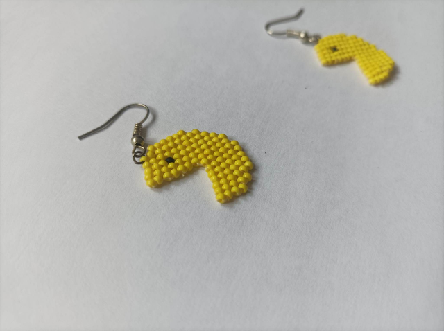 boucle d’oreilles Pac-Man