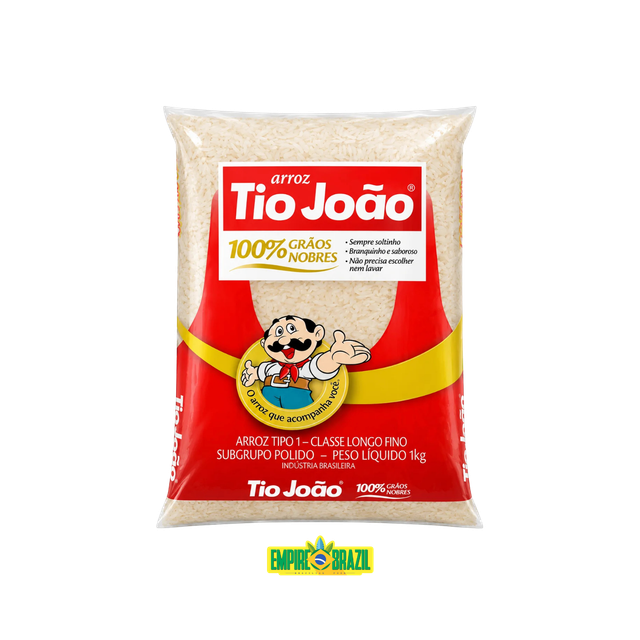Arroz Branco / White Rice TIO JOÃO - 1Kg