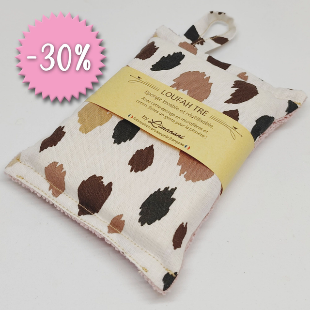 LOUFAH TRE – L’éponge lavable douce pour surfaces fragiles