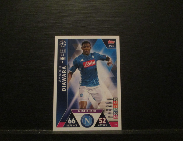 Amadou Diawara - UEFA Champions League Match Attax 2018/19 Original Trading Card #226