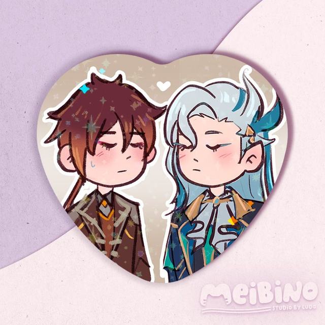 zhongli x neuvillette kissu