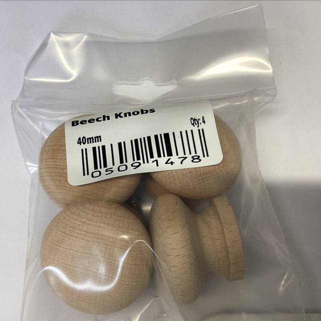  40mm Knob Beech / 0509147