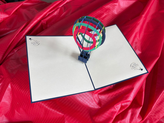 3D Ballongeschenkkarte