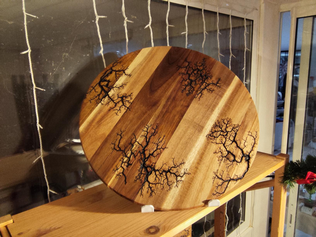 Plateau tournant acacia 