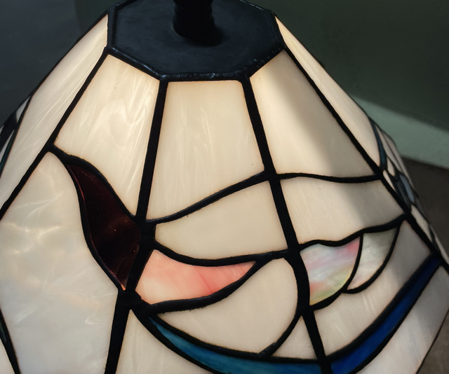 Honsel Tiffany lamp vintage glas