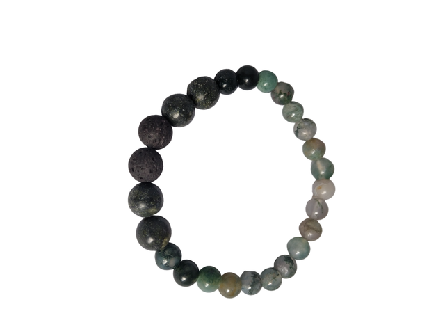 Pierre Mélange d'Agate et Pierre de lave