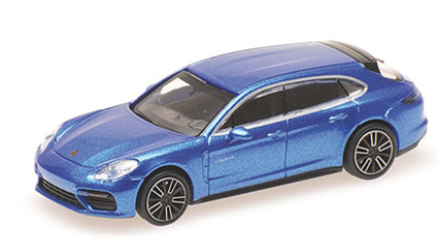 Porsche Panamera Sport Turismo Turbo S blau met. Minichamps 1:87