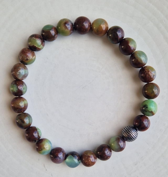 Bracelet Homme CHRYSOPRASE 8mm