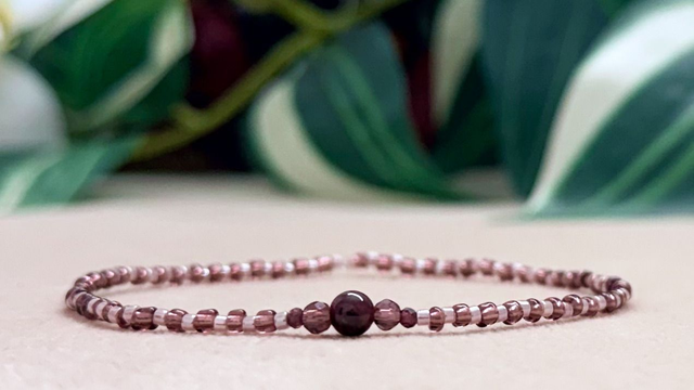 Bracelet | Grenat - Trio 3