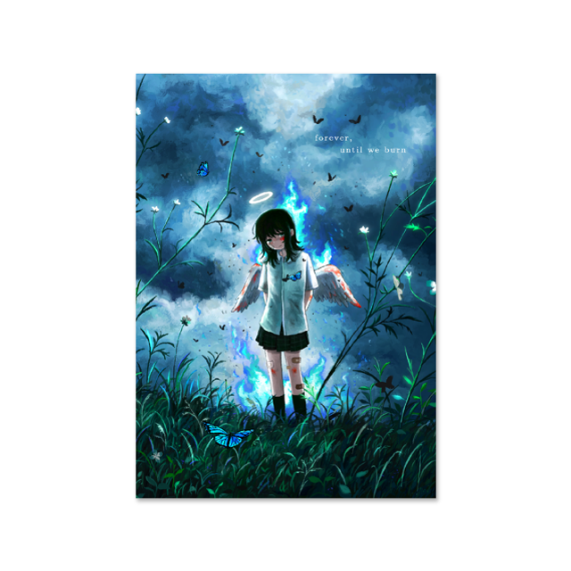 small art print - until we burn 🦋