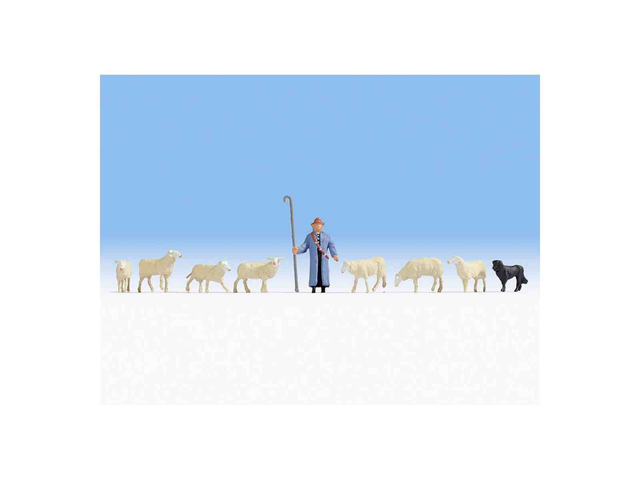 Moutons et berger Noch 15748 H0