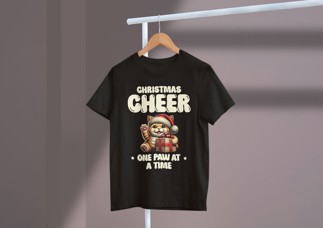 Christmas cheer, one paw at a time, Pet Holiday Spirit. Weihnachtsstimmung, eine Pfote nach der anderen, Pet Holiday Spirit