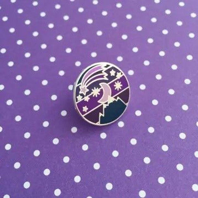 Enamel Pin, Night Sky