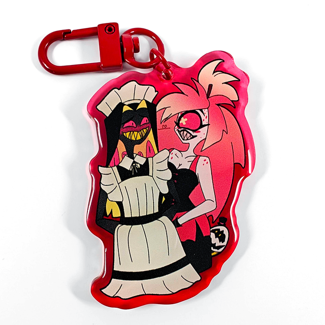 Hazbin Hotel Cherri Pentious Keychain