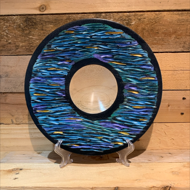 Sycamore Platter with Black Outline 