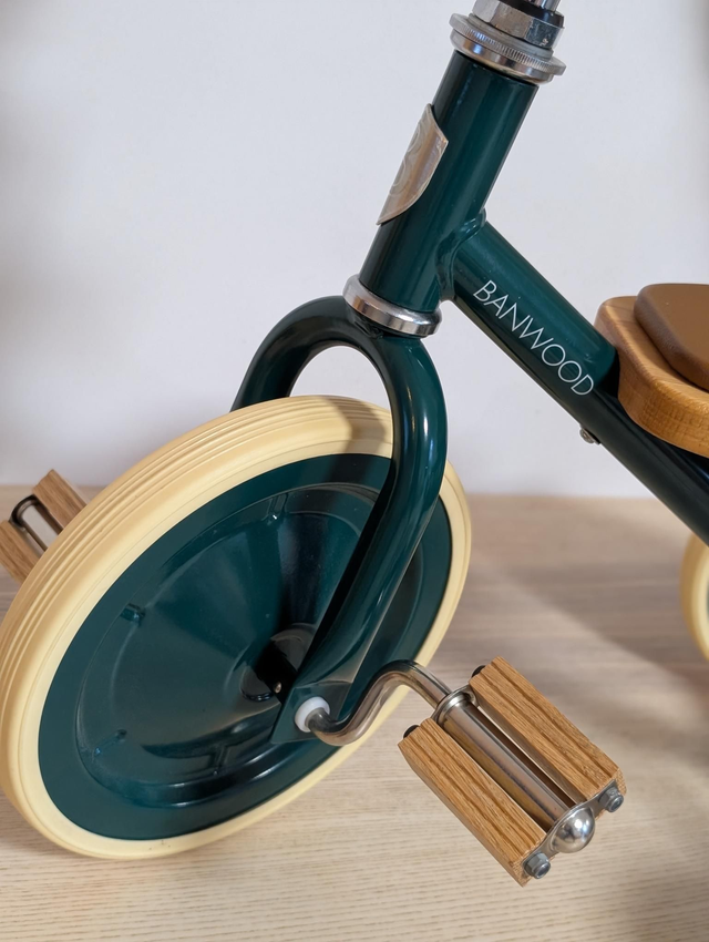 Tricycle Banwood vintage vert - Prix neuf : 149 euros