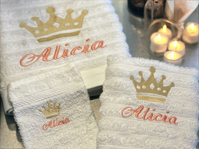 Drap de bain 140X70 brodé