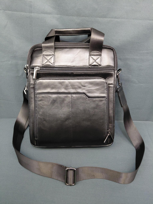 Sac en cuir homme couleur noir 