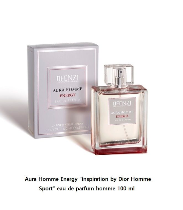 Aura Homme Energy  " inspiration by Dior Homme Sport " eau de parfum homme 100 ml