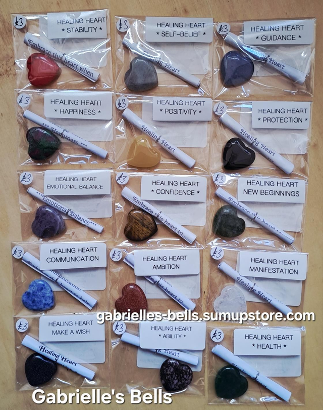 GEMSTONE HEALING HEARTS