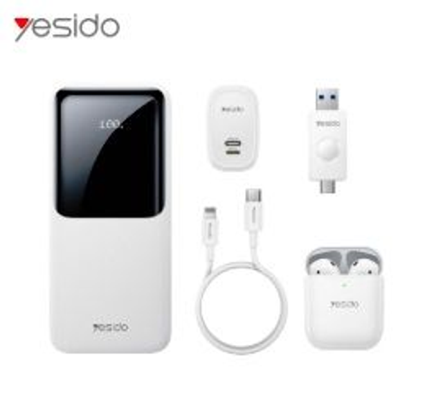 Kit d'Accessoires Yesido CG10 5 en 1 Blanc réf: 6942314407837