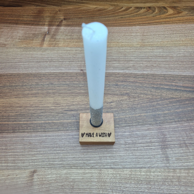 1er Stabkerzenhalter, MAKE A WISH