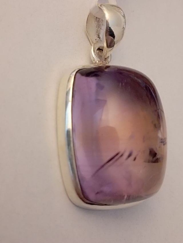 Pendentif Argent Amétrine
