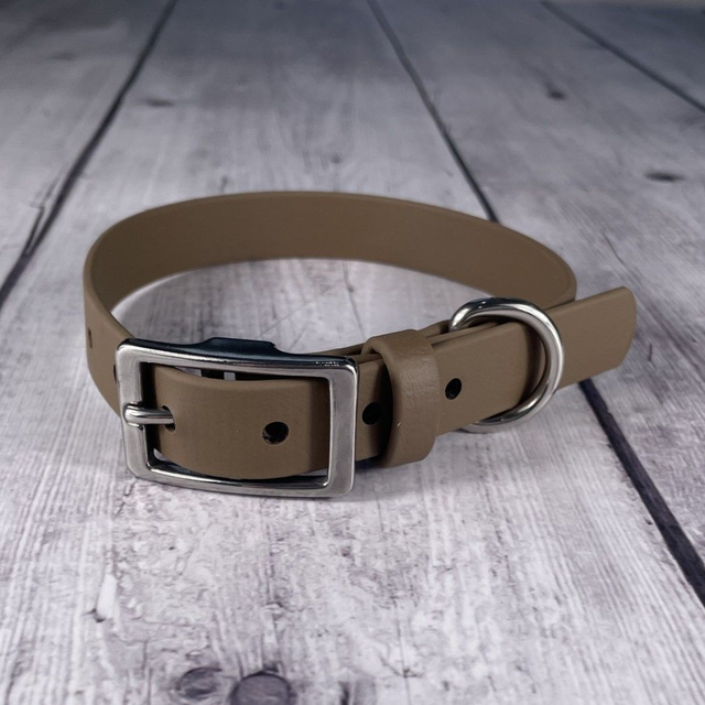 Coyote Brown Waterproof BioThane® Collar