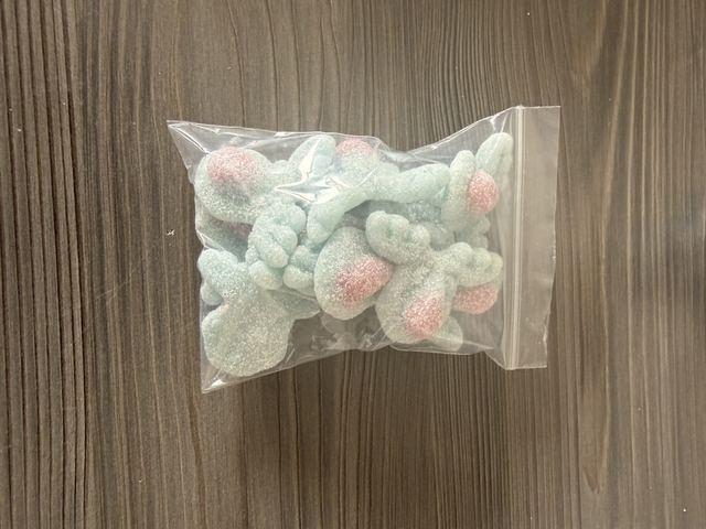 100g bubble gum reindeer  